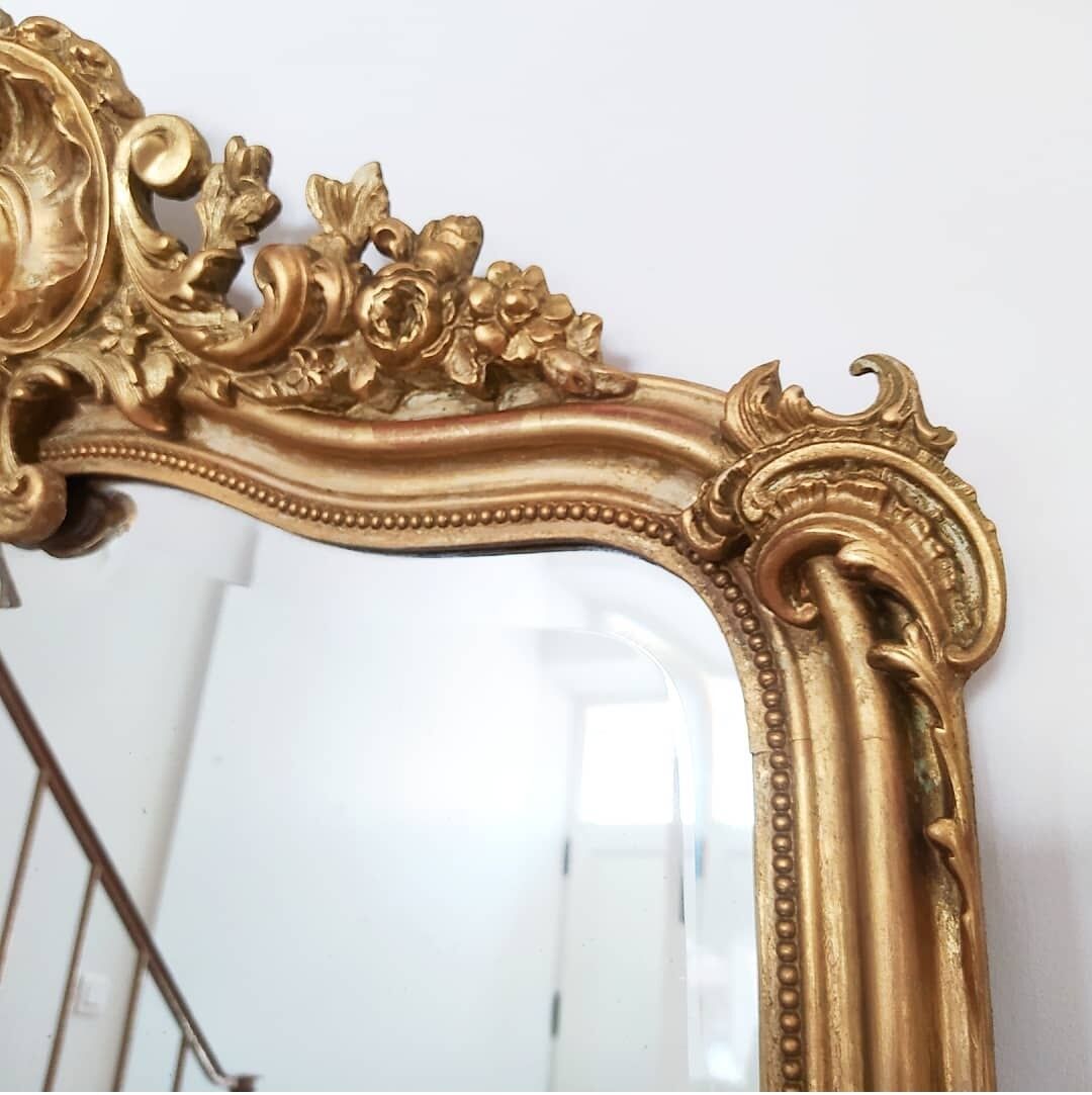 Miroir fin XIXème de style Louis XV