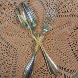 5 pairs of silver-plated cutlery