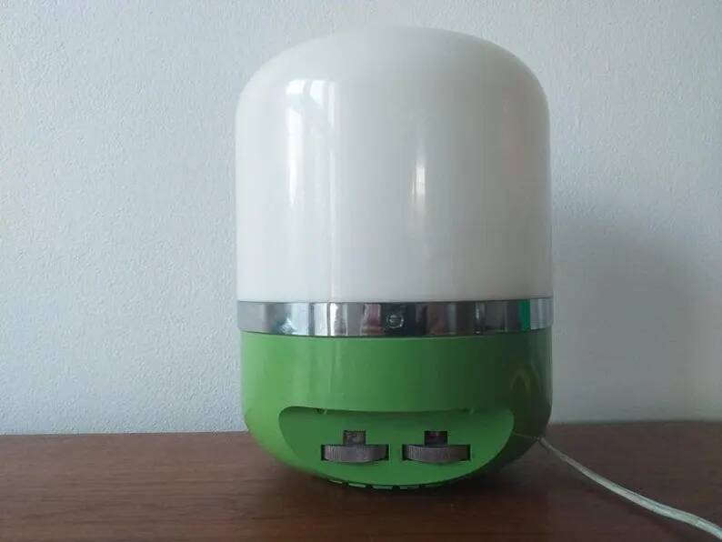 Midcentury Table Lamp, Space Age, Europhon, Design Adriano Rampoldi, Italy, 1970