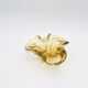 Murano bowl Archimede Seguso Bullicante Sommerso Yellow Gold