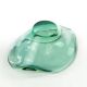 Mid-century modern decorative bowl, glass, Val Saint Lambert, Belgium, 1950s
