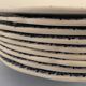 9 assiettes creuses en faïence bleue et blanche de Gien, 1960
