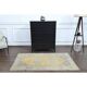 Vintage Turkish Oushak Handmade Wool Cotton Orange Area Rug 104x180