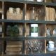 Antique craft furniture with wooden lockers