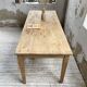 Farm table in pine 2m