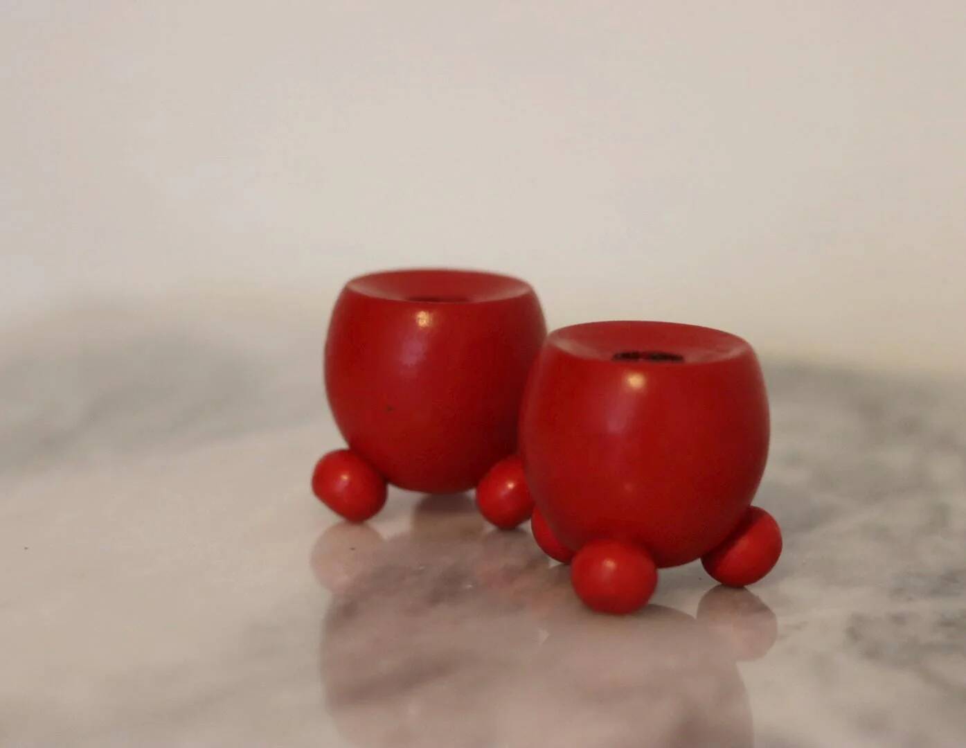 Pair of small Dala candle holder