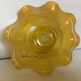 Yellow Murano ring holder tray