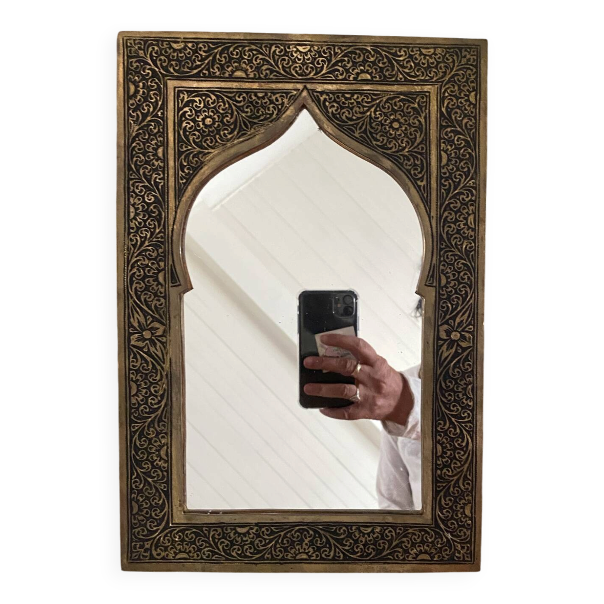 Miroir mural marocain annees 80.
