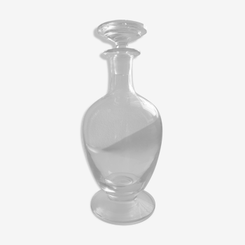 Decanter with vintage glass cap