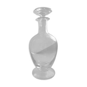 Decanter with vintage glass cap