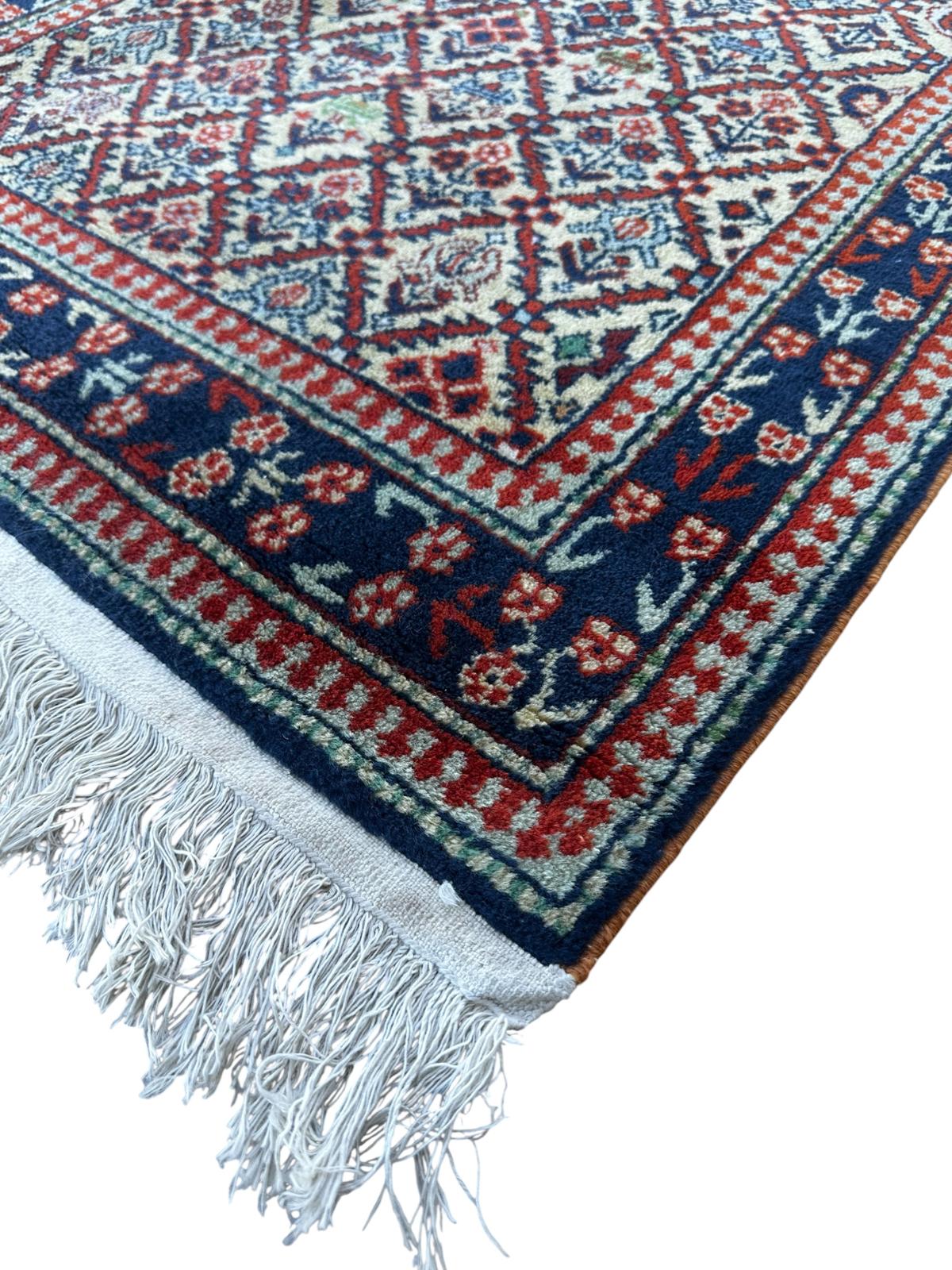 Handmade oriental hallway rug 3m x 1m