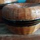3 nesting baskets boxes in rattan or bamboo