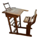 High-end antique school desk