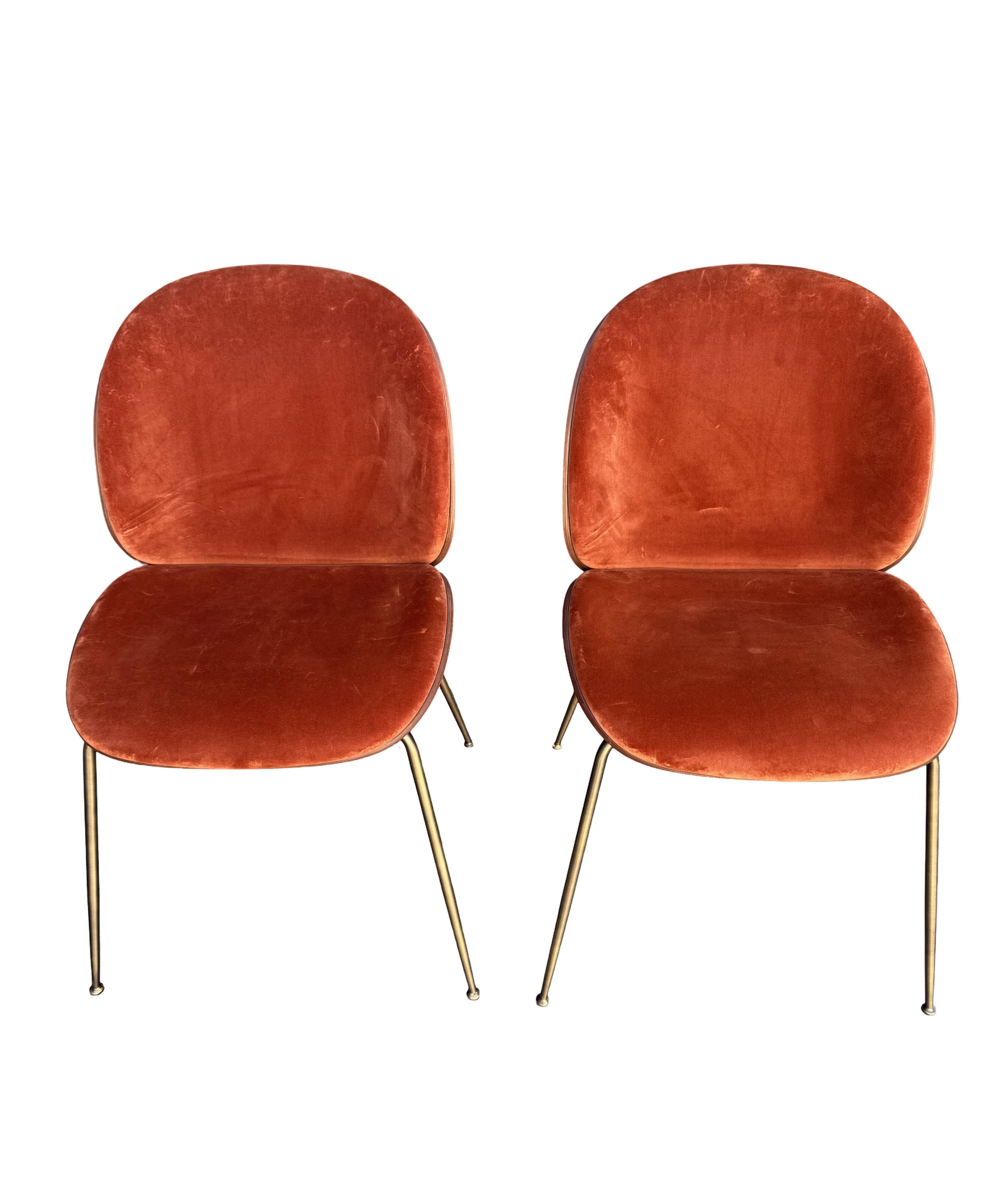Pair of Gubi Beetle Chairs