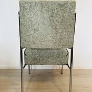 Chromed Bauhaus dining chair from Hungary, 1960s