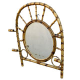 1960s French Roitn Coat Rack Mirror