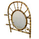 Miroir Portemanteau en Roitn des années 60 France