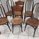 Suite de 6 chaises de Bistrot Baumann et Fischel années 1920