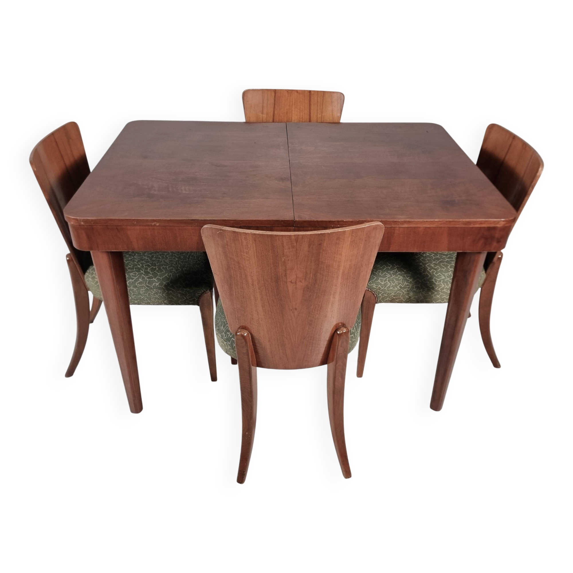 Set Chairs and Table  by Jindřich Halabala for Up Zavody, 1940s