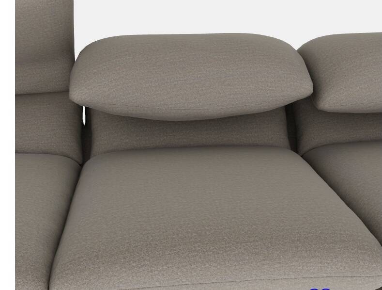 High-end gray sofa Maralunga by Vico Magistretti for Cassina