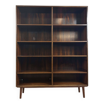 Vintage Scandinavian rosewood bookcase by Kai Winding, 1960s