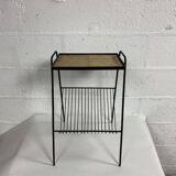 Side table magazine holders