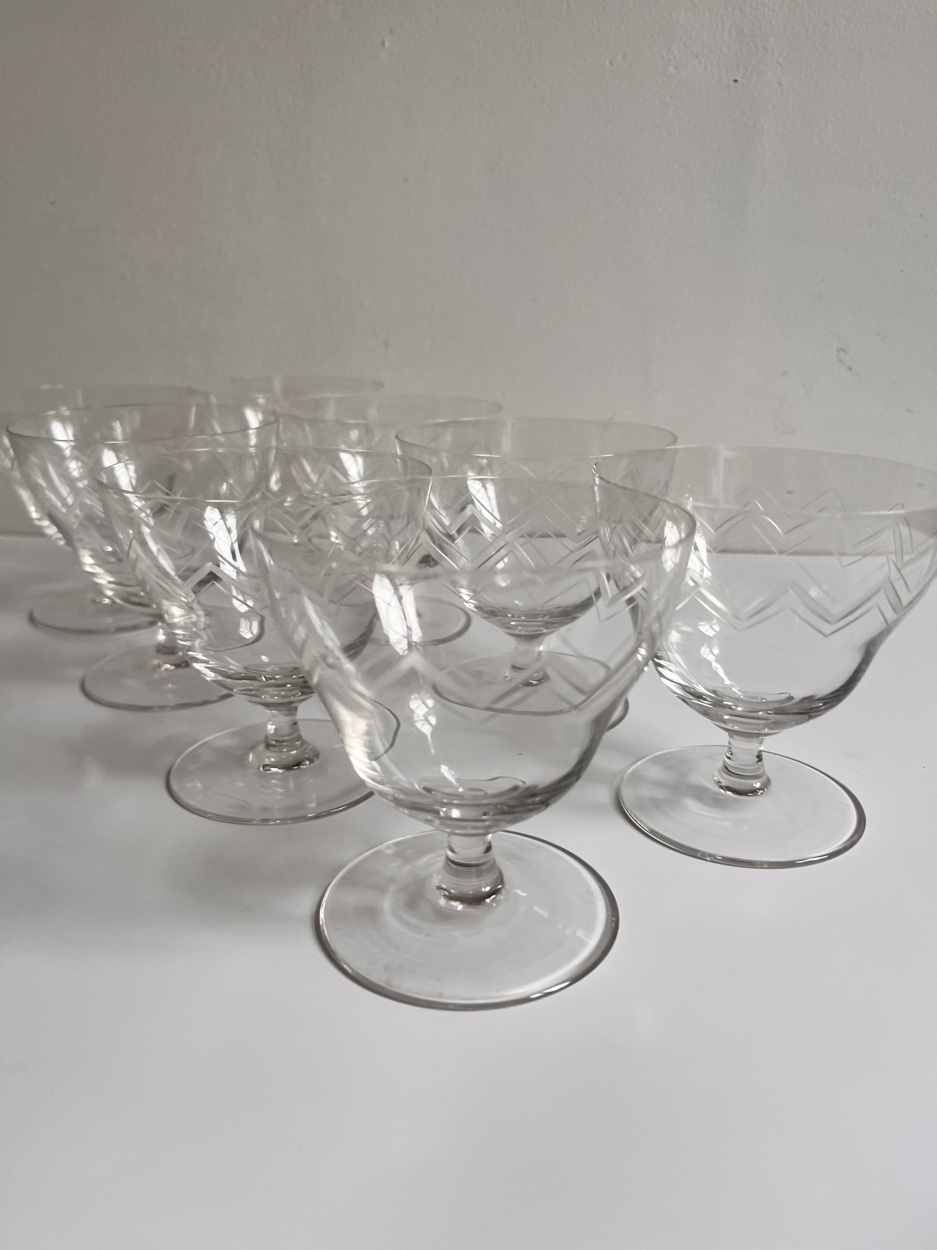 Art Deco glasses