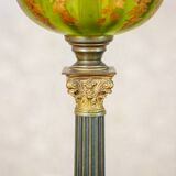 Vintage Pair of Table Lamps in a Classical Style with Decorative Bases and
