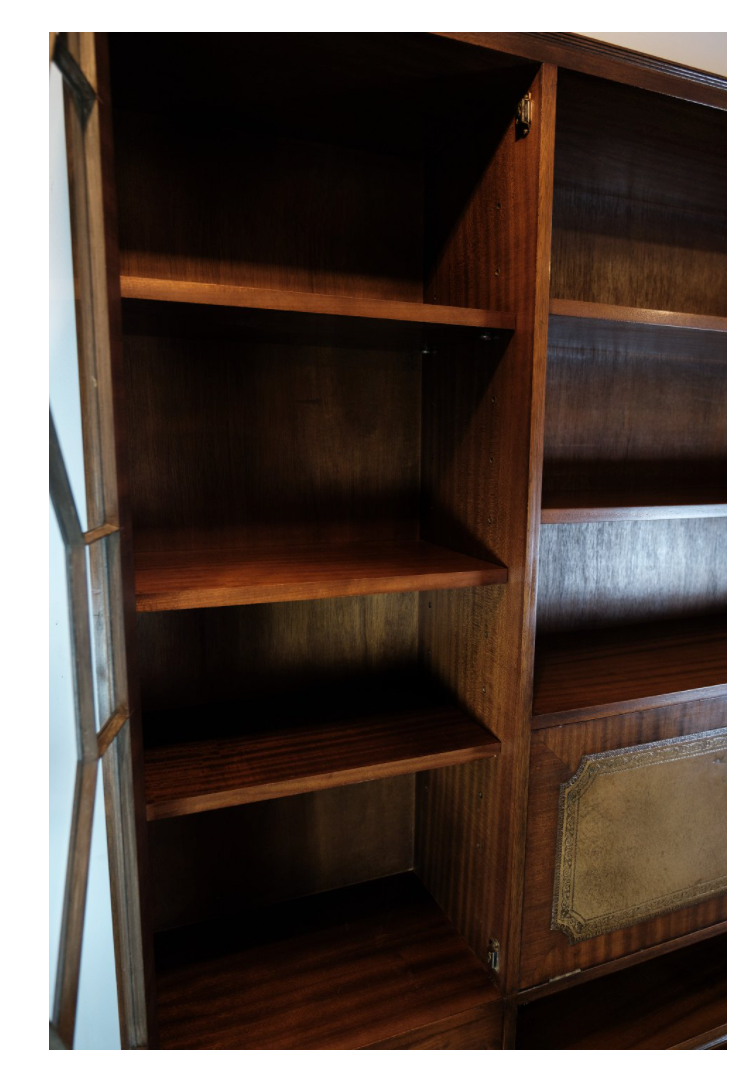 Large Antique Display Cabinet / Secretary in Mahogany from around the 1930s