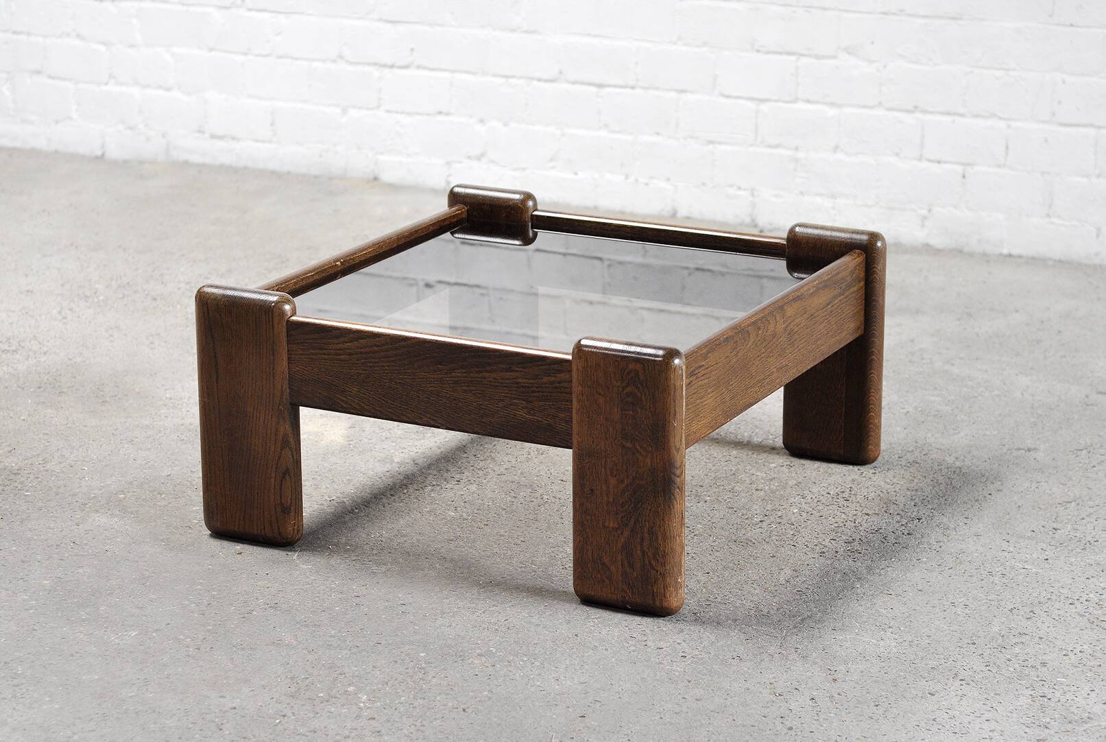 Vintage Italian Modernist Coffee Table in the style of Tobia Scarpa, 1960s