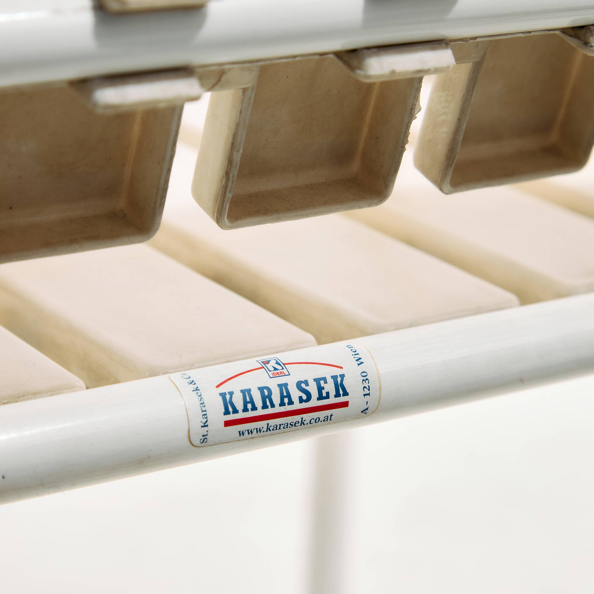 Austrian stackable garden armchair by Karasek