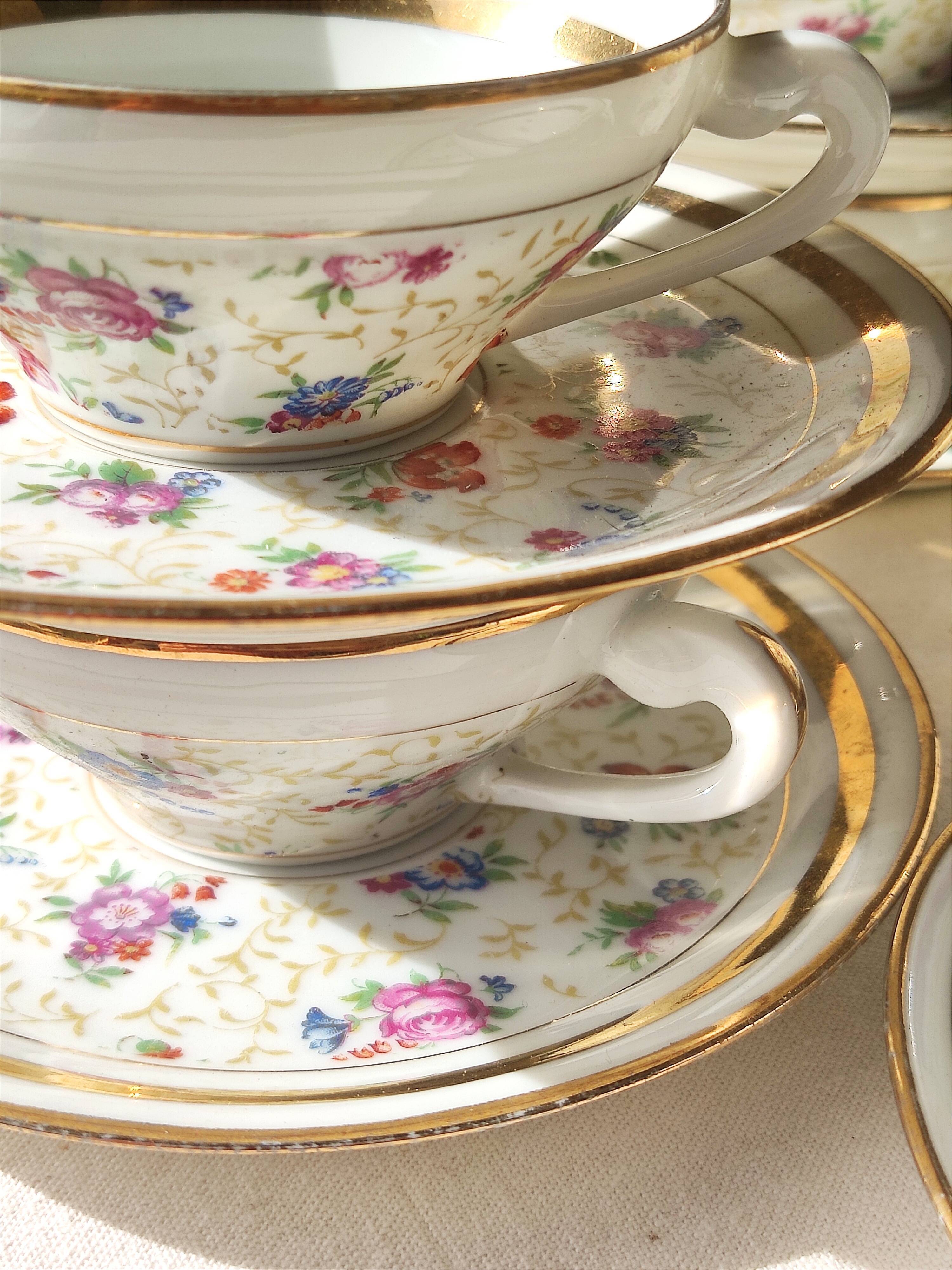 Limoges porcelain coffee serving part