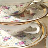 Partie de service à café en porcelaine de Limoges