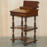 Pair of fully restored antique Davenport desks.