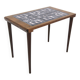 Rosewood and ceramic side table, Denmark, 1960s