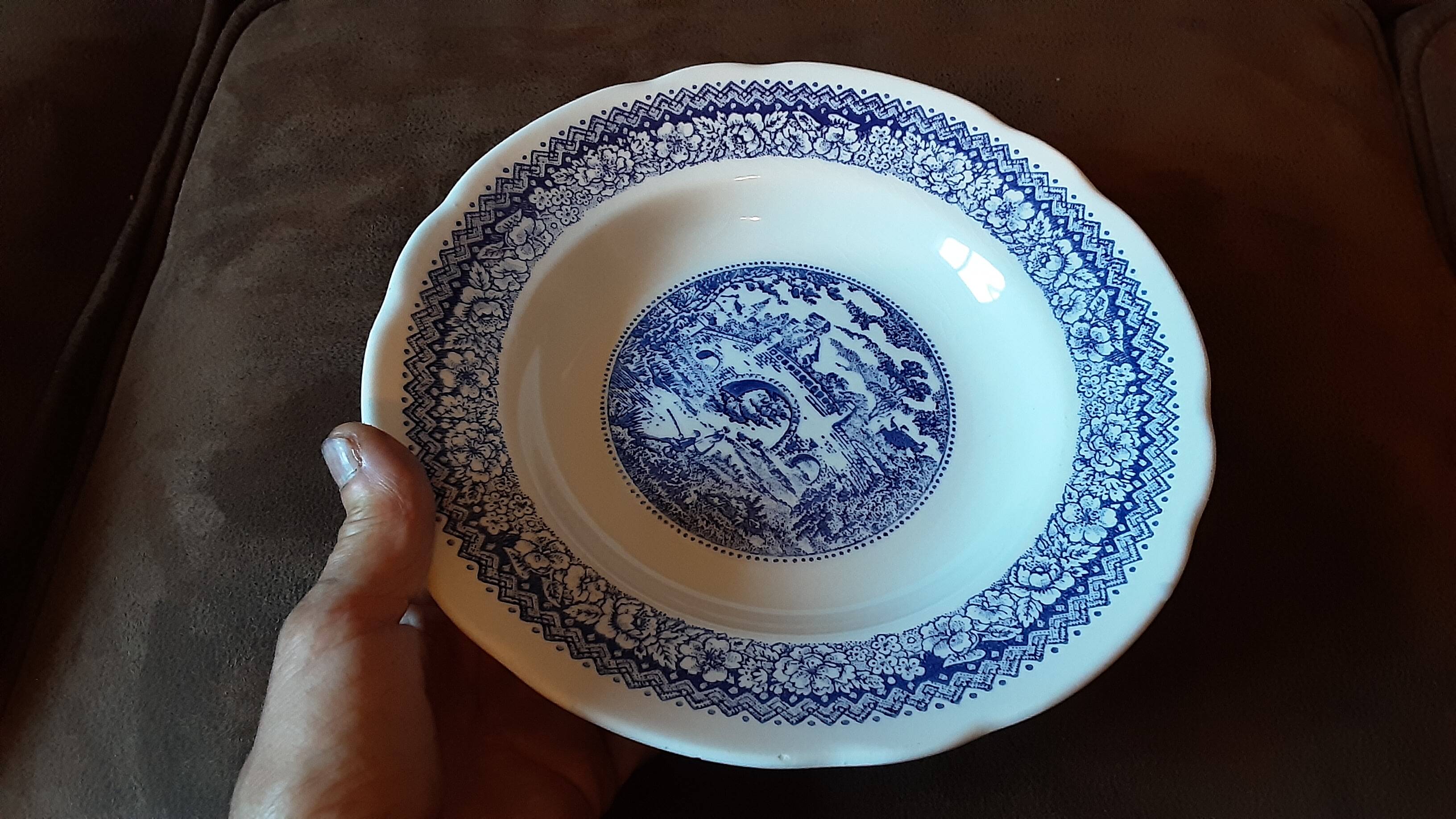 Set of 4 deep plates Ironstone