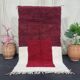 Traditional Beni Ourain Berber rug in natural wool 140/260 cm