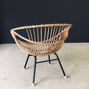 Mid-Century Modern Bamboo Lounge Chair, France, 1950s