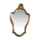 Old wood and plaster mirror - 52x32cm