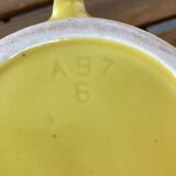 Yellow vintage teapot