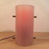 Orange lamp space age 70s cylindrical