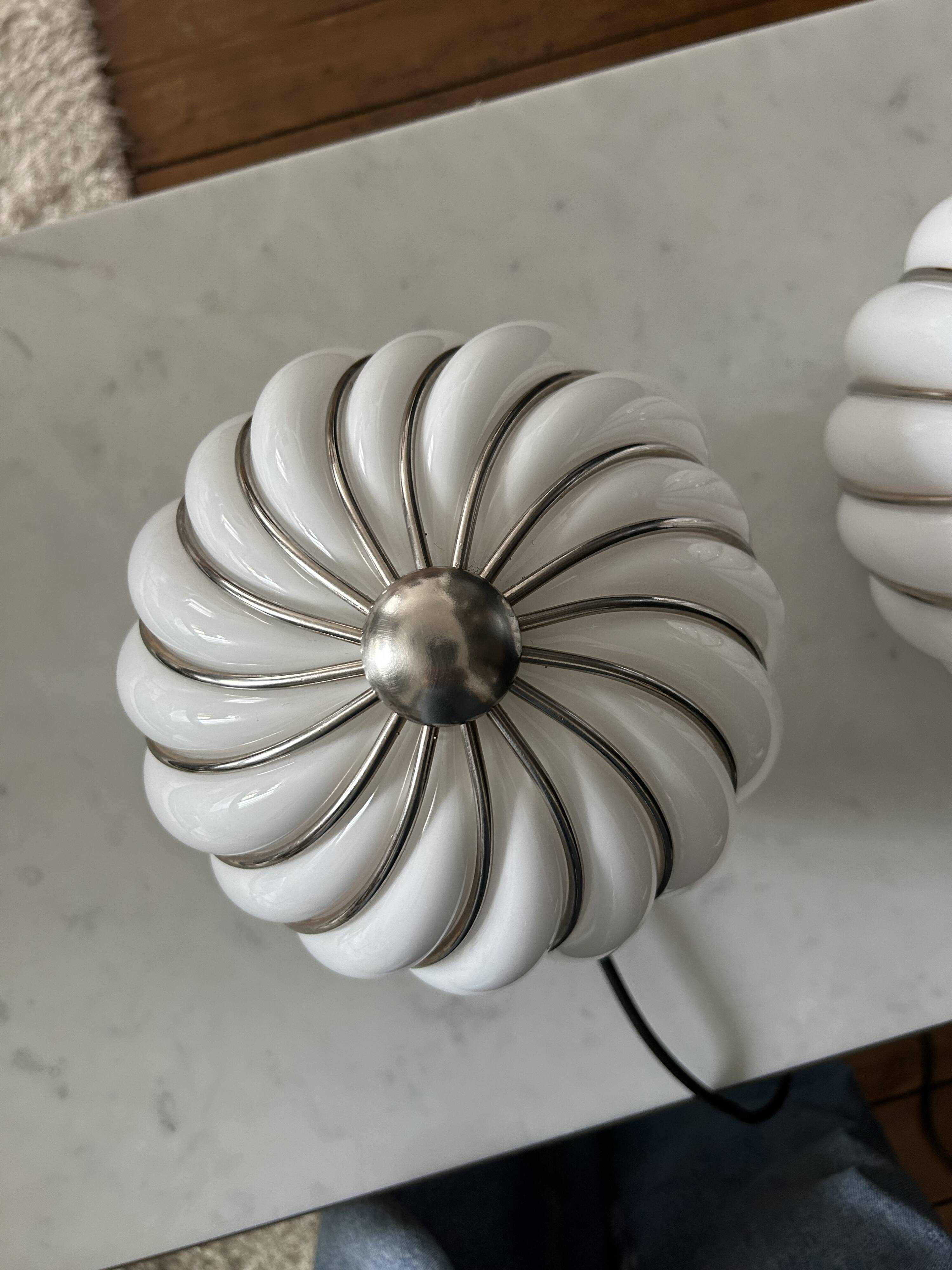 Lampe Adolf Loos, verre de Murano