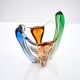 Vintage Multicolor Glass Vase by František Zemek from Rhapsody Collection