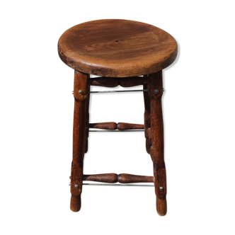vintage wooden stool