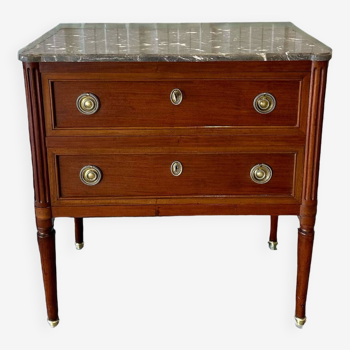 Louis XVI style mahogany chest of drawers