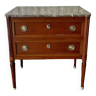 Louis XVI style mahogany chest of drawers