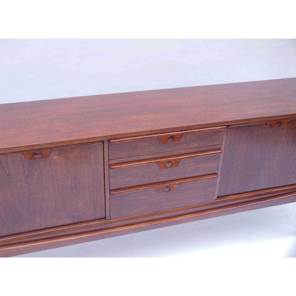 Scandinavian sideboard vintage Sweden compass feet