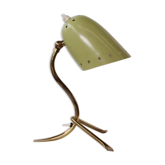 Small golden Table Lamp, 1950s