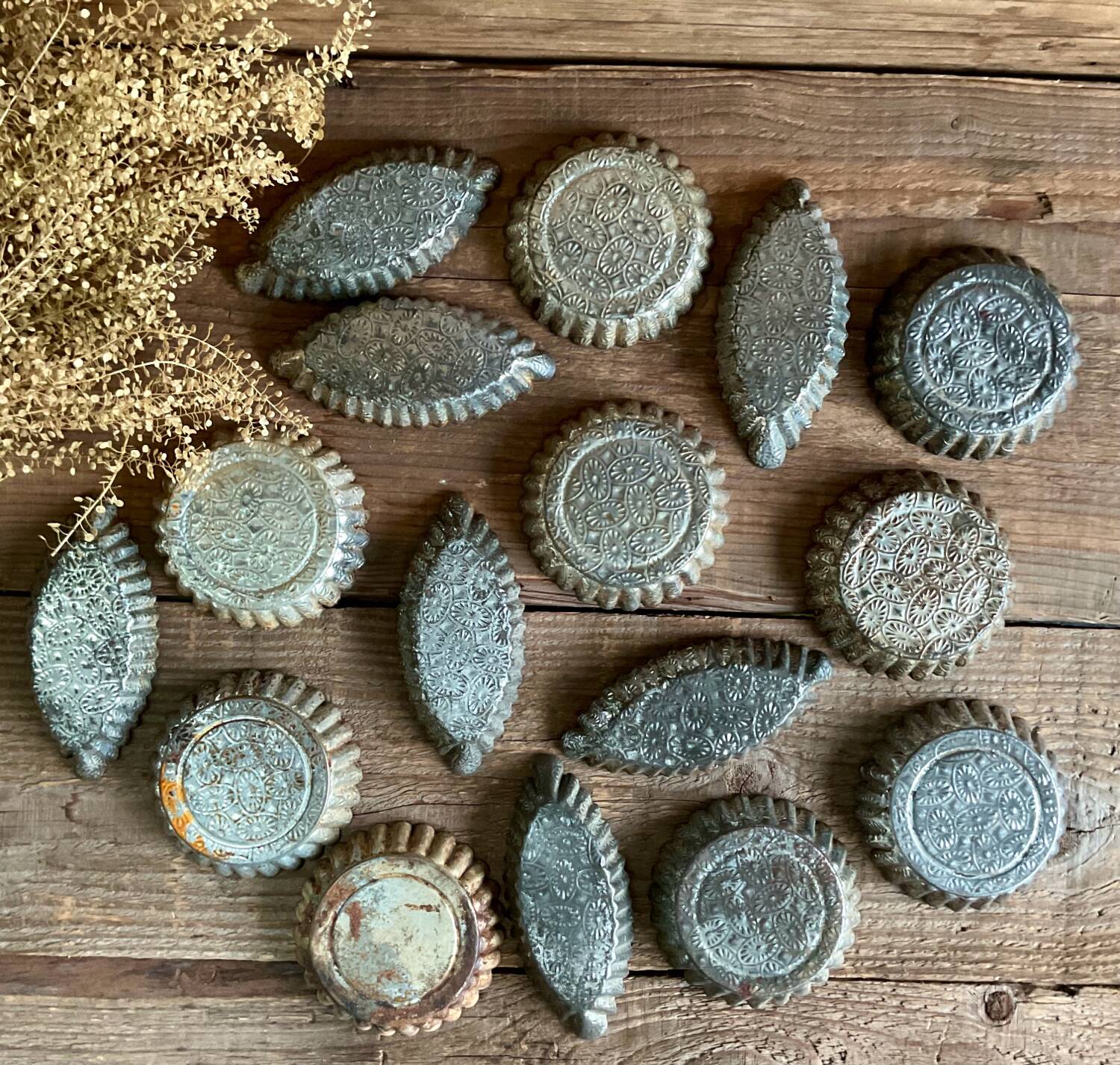 Cake molds, vintage tartlets