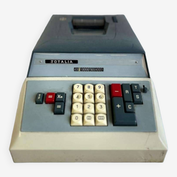 Calculatrice vintage / machine à additionner totalia lagomarsino